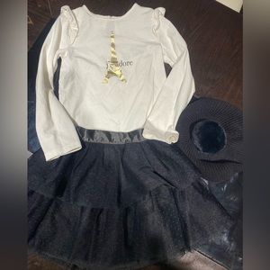 Janie and jack girls set size 6 set